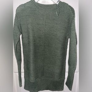 Nine West sweater- size is XS. Green and some silver glitter.